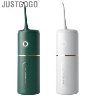 Justgogo Electric Dental Oral Irrigator Portable Water  Cleaner Multiple Pressure Modes for Home Family