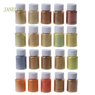 Jlove ผงแร่ไมก้าธรรมชาติ อีพ็อกซี่เรซิ่น 20 สี สําหรับแต่งหน้า