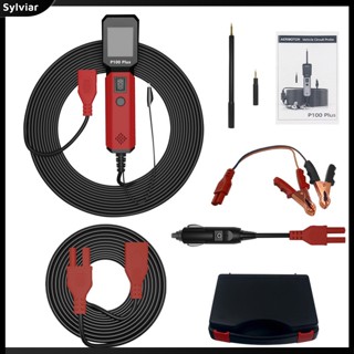 [sylviar] P100 PLUS ปากกาทดสอบวงจรไฟฟ้า 12V 24V สําหรับยานยนต์