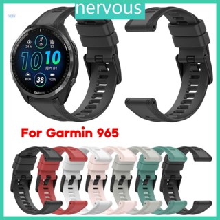 Nerv นาฬิกาข้อมือ Smartwatch ปลดไว กันรอยขีดข่วน ใส่สบาย สําหรับ Forerunner 965