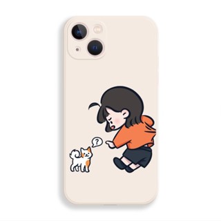 เคสโทรศัพท์มือถือคู่รัก ลายการ์ตูนน่ารัก สําหรับ iPhone14promax 13Pro 11Pro 12mini 8plus7 6s xr xsmax