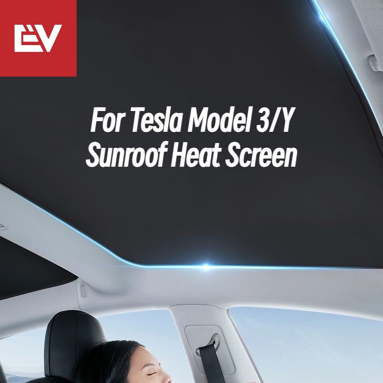 For Tesla 【Model Y/Model Y Juniper】【Model 3/Model 3 Highland 】Sunroof หน้าจอความร้อนความรู้สึกน้ําแข็ง