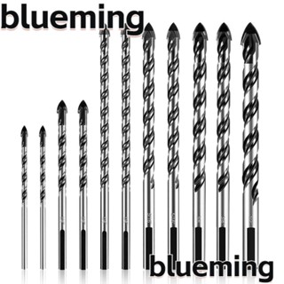 Blueming2 ชุดดอกสว่านเจาะกระเบื้อง เซรามิก อัลลอย สีดํา 1/8 นิ้ว -1/2 นิ้ว 10 ชิ้น