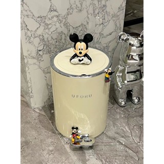 Tiktok explosion# pedal trash can Household high-value stainless steel large-capacity wastebasket kitchen classification trash box 8.31zs