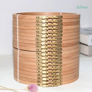 Delmer สะดึงปักครอสติส ทรงกลม สําหรับงานหัตถกรรม DIY