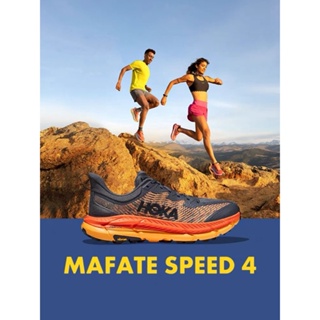 H HOKA Speed Mafate 4Mafate Speed4 รองเท้าวิ่ง น้ําหนักเบา ดูดซับแรงกระแทก กันการสึกหรอ