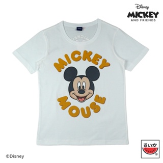 เสื้อแตงโม (SUIKA) - เสื้อยืดคอกลม แขนสั้น ลาย MICKEY MOUSE ( MK.O-034 )