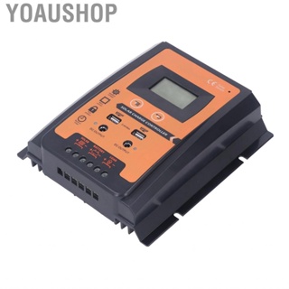 Yoaushop LCD Solar Charge Discharge Controller Panel Regulator 12V 24V