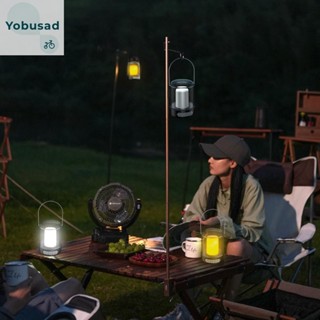 [Yobusad.th] ไฟ LED 1500mAh 3 เกียร์ ชาร์จ USB Type-C กันน้ํา สําหรับตั้งแคมป์ เดินทาง