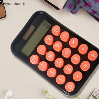 Ziyunshan เครื่องคิดเลขคีย์บอร์ด เสียงเงียบ ลายการ์ตูน สีแคนดี้ สําหรับเรียนการสอน