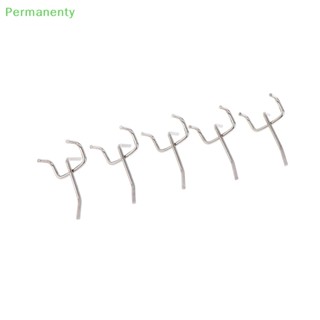 Permanenty ตะขอขาตั้งกล้อง 5 ชิ้น สําหรับ Pegboard Hardware Hook Assortment Stationary Shop Supermarket Shelf Home Storage Buckle Organizer Good Good goods