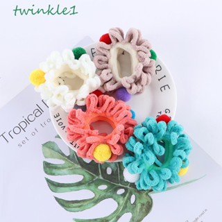 Twinkle1 ผ้าขนหนู ไม้ถูพื้น สครันชี่ สร้างสรรค์ หวาน น่ารัก เครื่องประดับผม ยางรัดผม สําหรับเด็กผู้หญิง ที่คาดผม ยางรัดผมหญิง สไตล์เกาหลี