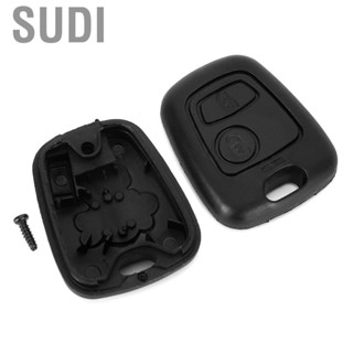 Sudi 2 Button Car Intelligent  Key Fob Case Cover Replacement Fit for Peugeot 206