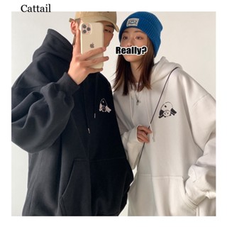 Cattail เสื้อกันหนาว เสื้อฮู้ด ตัวเหมือนคนชั้นสูง สบาย New Style ทันสมัย WWY2390ALC37Z230911