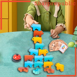 [Sharprepublic] บล็อคตัวต่อ รูปสัตว์ Montessori สําหรับเด็กผู้ชาย และเด็กผู้หญิง