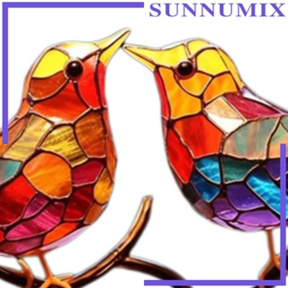 [Sunnimix] ฟิกเกอร์โลหะ รูปนก สําหรับตกแต่งบ้าน