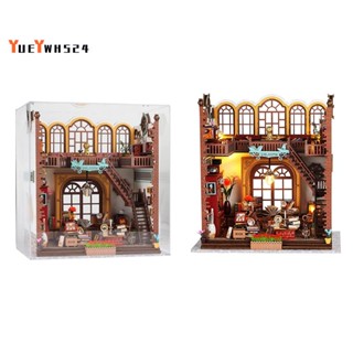 『yueywh524』ชุดที่คั่นหนังสือไม้ปริศนา 3d พร้อมไฟ LED DIY สําหรับงานวันเกิด