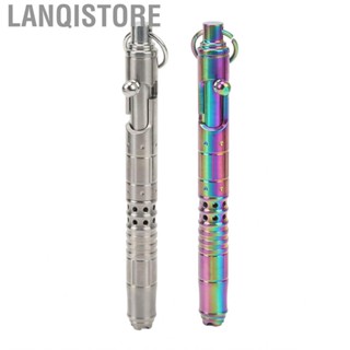 Lanqistore Pocket Ballpoint Pen   Rust Corrosion Resistant Titanium Alloy Signature for