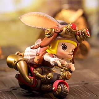 Beixiju- ของแท้ MOLLY Steampunk Animal Locomotive Series POPMART POPMART Mystery Box Figure ของเล่นอินเทรนด์