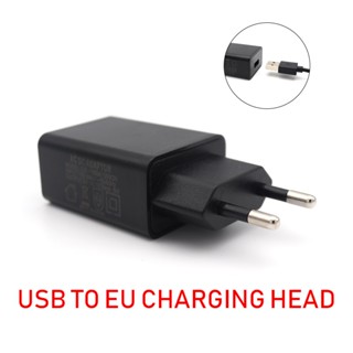 อุปกรณ์ชาร์จปัตตาเลี่ยนตัดผม 100V-240V-50 60Hz USB เป็น EU 5V