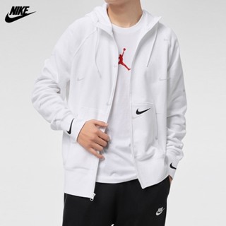 [ขายดี พร้อมส่ง] Nike เสื้อแจ็กเก็ตลําลอง ทรงหลวม ใส่สบาย ของแท้ 100% แฟชั่นสําหรับผู้ชาย