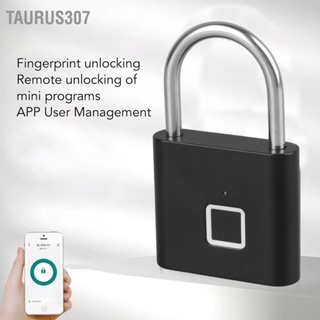 Taurus307 กุญแจลายนิ้วมือบลูทูธ Keyless กันน้ำ Biometric ล็อคอิเล็กทรอนิกส์สำหรับ TUYA APP ควบคุม USB ชาร์จ