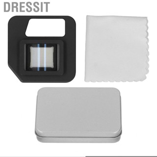 Dressit Filter Lens  Compact Size Fine Grinding 110° View Angle HD Images 1.15X  with Cleaning Cloth for Photography Device