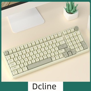 [Dcline.th] ปุ่มกดคีย์บอร์ดเล่นเกม 99 คีย์ PBT สําหรับคอมพิวเตอร์ PC