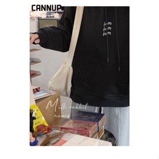 Cannup เสื้อกันหนาว เสื้อแขนยาว เสื้อฮู้ด trendy คุณภาพสูง High-quality comfortable36Z230908