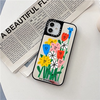 Casetify X Wildflowers by Tess Smith-Roberts เคสโทรศัพท์มือถือ PC แข็ง กันกระแทก กระจกสีเงิน สีดํา สําหรับ iPhone 15 14 13 12 11 Pro MAX IX XS MAX XR 6 6s 7 8 Plus