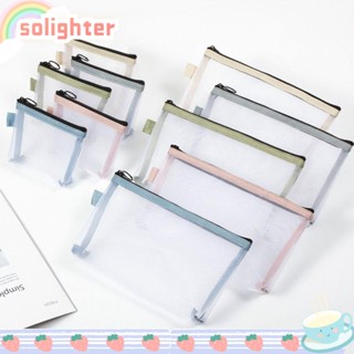 Solighter กระเป๋าใส่เหรียญ ขนาดเล็ก แบบพกพา สําหรับใส่บัตรเครดิต กุญแจ หูฟัง 3 ชิ้น