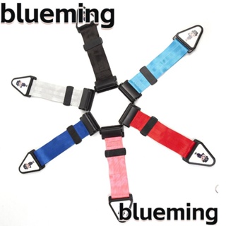 Blueming2 คลิปหัวเข็มขัดนิรภัย ABS ลายการ์ตูนน่ารัก ปรับได้ ทนทาน สําหรับรถยนต์