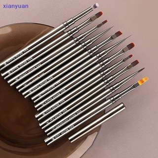 Xianyuan แปรงปากกาเพ้นท์เล็บเจล UV สําหรับตกแต่งเล็บ DIY 1 ชิ้น XY