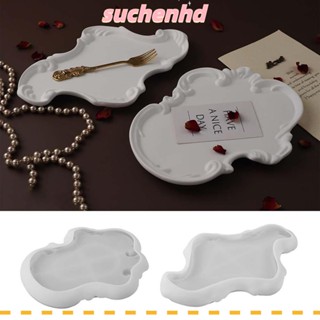 Suchenhd ถาดแม่พิมพ์ซิลิโคน แฮนด์เมด DIY สําหรับทําเครื่องประดับ ที่รองแก้ว ตกแต่งบ้าน