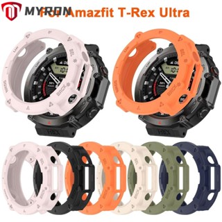 Myron กรอบนาฬิกาข้อมือ TPU นิ่ม ป้องกันหน้าจอ อุปกรณ์เสริม สําหรับ Amazfit T-Rex Ultra