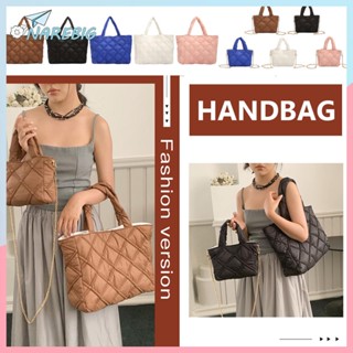 ( Narebig )👜กระเป๋าสะพายไหล่ผ้าไนลอนปักลายควิลท์มีสไตล์สำหรับผู้หญิง - เหมาะสำหรับการช้อปปิ้ง ทริปท่องเที่ยว และงานปาร์ตี้!✿