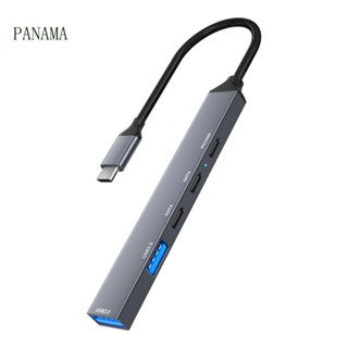 N ฮับ USB C 5 in 1 Type C อะแดปเตอร์ USB ความเร็วสูง สําหรับแล็ปท็อป PD 100W