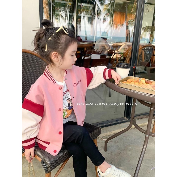 ชุดเบสบอลหญิง New Bunny Sequins Loose All-Match Jacket
