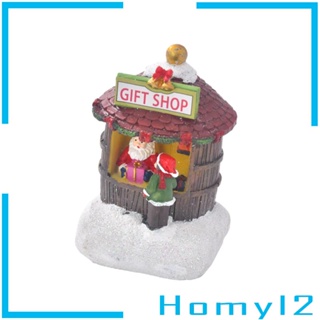 [HOMYL2] ฟิกเกอร์ซานตาคลอส LED ขนาดเล็ก สําหรับตกแต่งบ้าน ออฟฟิศ คริสต์มาส