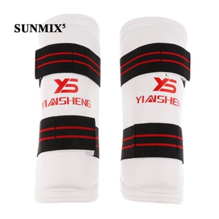 [ Mma Shin Guard แผ่นรองขา + แผ่นรองข้อศอก สําหรับชกมวยไทย