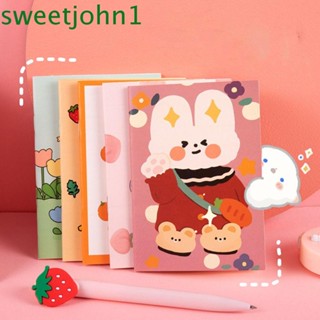 Sweetjohn สมุดโน๊ตไดอารี่ ขนาดเล็ก แบบพกพา สําหรับเด็กผู้หญิง