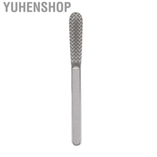 Yuhenshop Stainless Steel Nail File Double Side Polished Portable Art Tool for Salon