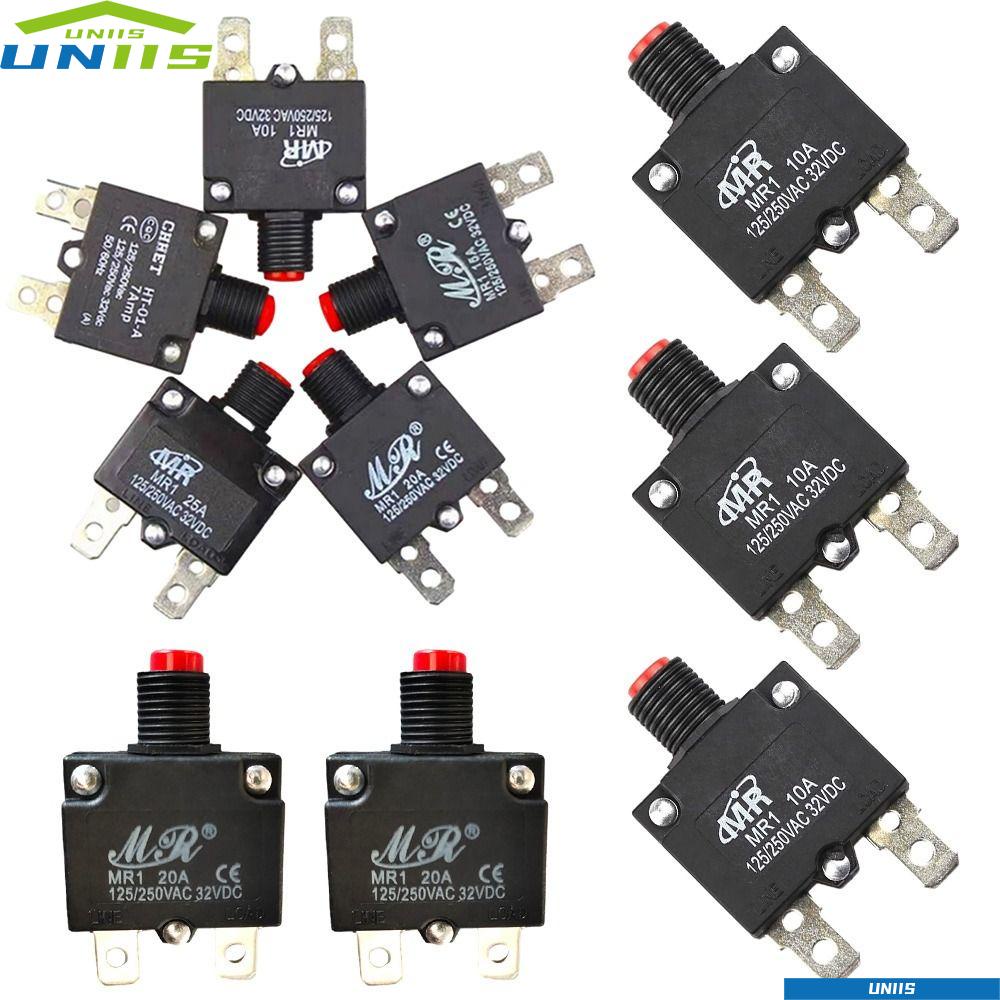 Uniis สวิตช์ฟิวส์ ป้องกันโอเวอร์โหลด ป้องกันภายนอก มอเตอร์คอมเพรสเซอร์แอร์เกิน DIY