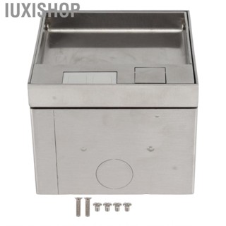 Iuxishop EU Floor Power Socket Stainless Steel PC Stylish  Recessed Outlet AC250V Electrical Equipment