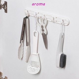 Aroma ตะขอแขวนพลาสติก แบบยืดหดได้ ไม่ต้องเจาะผนัง สําหรับห้องน้ํา