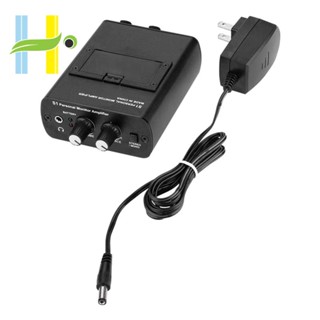 Anleon S1 เครื่องขยายเสียงหูฟังอินเอียร์ สําหรับ Drummers Keyboardist Guitar Player In-Ear Amp IEM System (ปลั๊ก US)