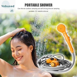 [Yobusad.th] เครื่องปั๊มแรงดันสูง 12V แบบพกพา สําหรับตั้งแคมป์กลางแจ้ง