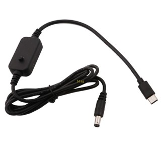 Bt สายเคเบิลพาวเวอร์ USB C Type C เป็น 5 5x2 1 มม. 12V 15V 20V PD สําหรับจอ LCD