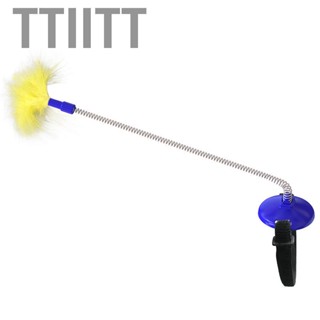 Ttiitt Windmill  Toy Soft TPR Strong Adsorption Pet Interactive Turntable Kitten Teasing