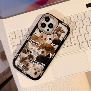 เคสป้องกันโทรศัพท์มือถืออะคริลิค ลายแมว และสุนัข สําหรับ Apple iPhone X XS Max XR 11 12 13 14 Pro Max